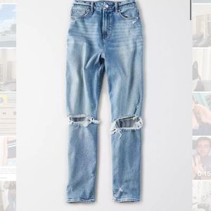 American Eagle High Rise Mom Jeans